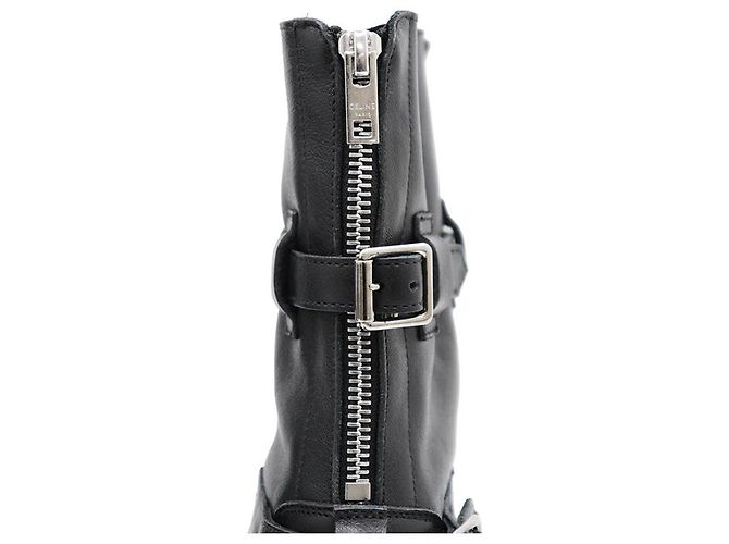 Céline Stivali in pelle Berlin Celine - vista 3