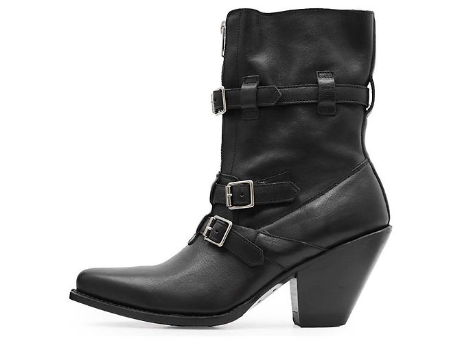 Céline Stivali in pelle Berlin Celine - vista 4