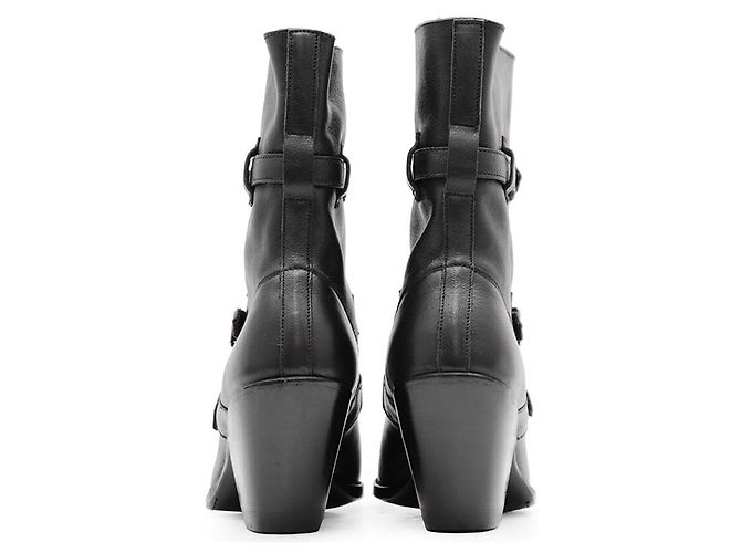 Céline Stivali in pelle Berlin Celine - vista 5
