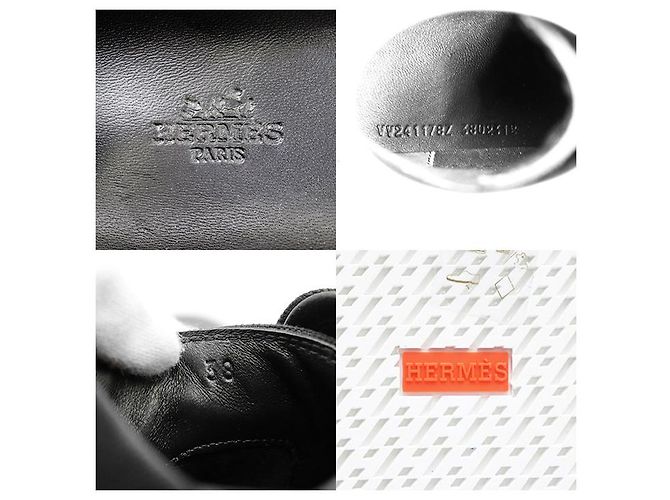 Hermès Sapatilhas Hermes Illico em tecido e couro - vista 10