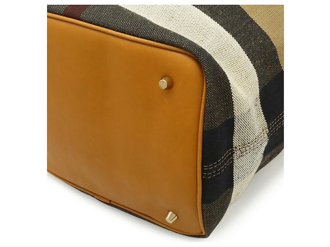 Borsa a tracolla 2way Burberry Ashby Medium in tela e pelle - vista 3