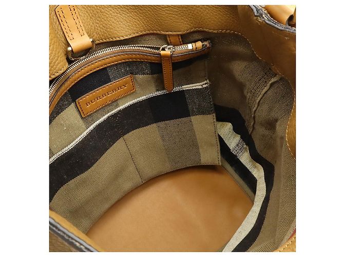 Borsa a tracolla 2way Burberry Ashby Medium in tela e pelle - vista 7