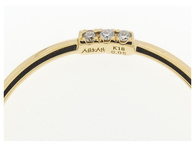 Autre Marque Anello AHKAH White Knight Fine Au750 Diamond Ring - vista 4