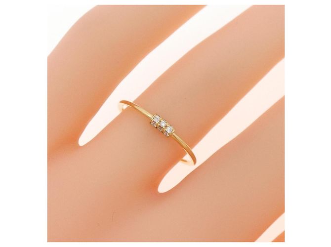 Autre Marque Anello AHKAH White Knight Fine Au750 Diamond Ring - vista 5