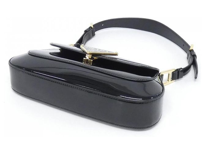 Bolsa de Ombro Prada Vernice - vista 3