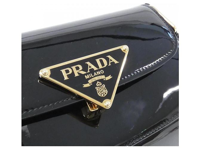 Bolsa de Ombro Prada Vernice - vista 4
