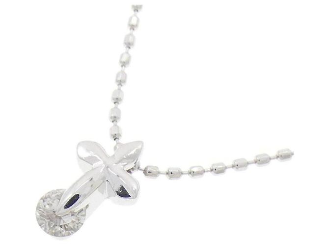 Autre Marque Collana Croce in Diamanti Au750 - vista 3