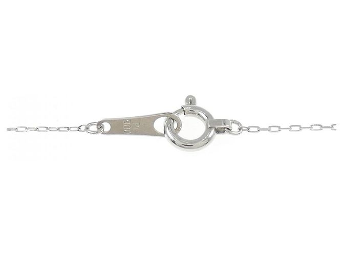 Autre Marque PT900 Platin-Halskette mit 0.10CT Diamant - Ansicht 5