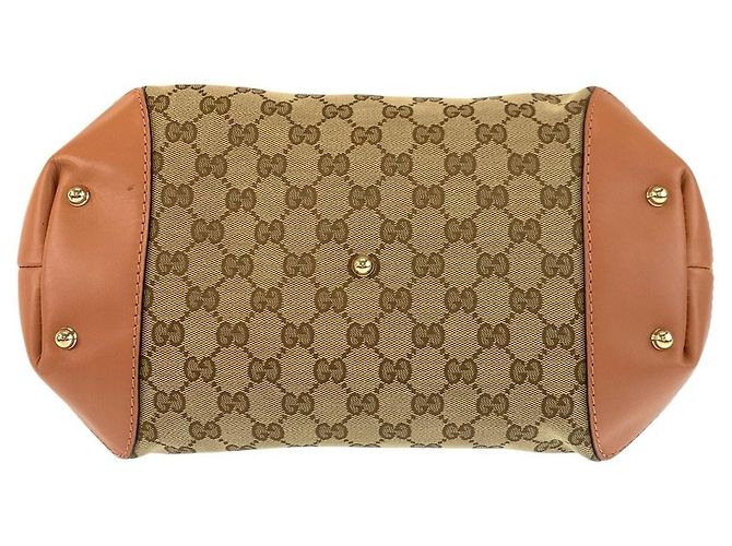 Borsa 2way Gucci in pelle e tela GG - vista 10