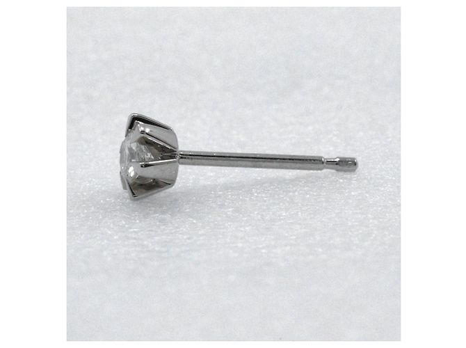 Autre Marque Pt900 Platin Diamant-Ohrstecker - Ansicht 4