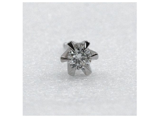 Autre Marque Pt900 Platin Diamant-Ohrstecker - Ansicht 5
