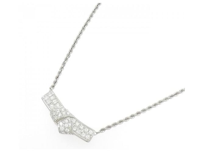 Autre Marque Collana Pola Platinum Diamond Necklace - vista 2