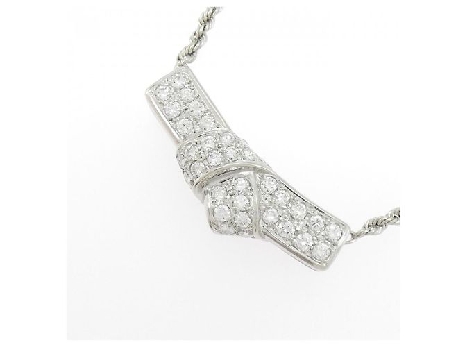 Autre Marque Collana Pola Platinum Diamond Necklace - vista 3