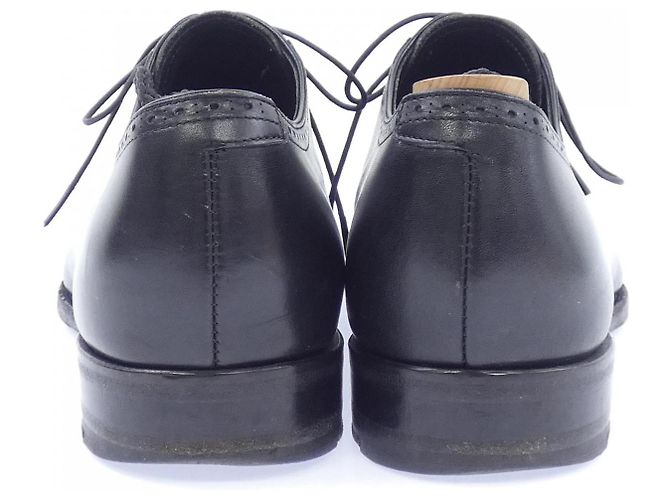 Autre Marque Chaussures Shetlandfox en cuir noir - vue 5