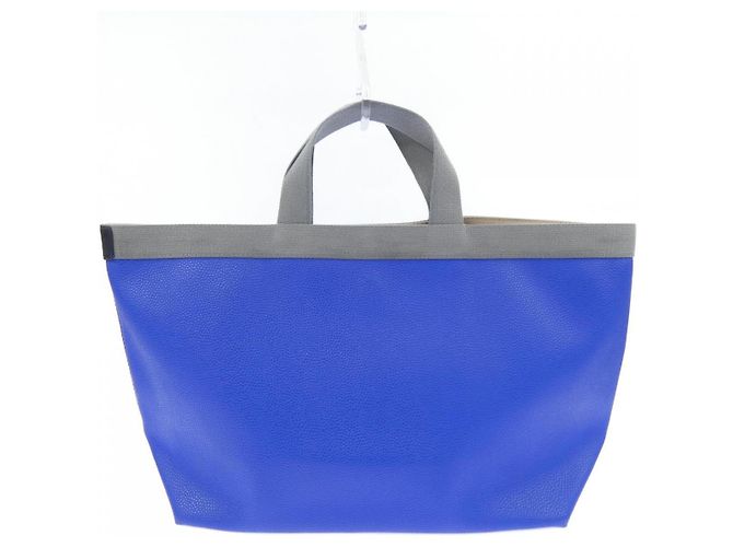 Autre Marque Herve Chapelier Square Tote Leder-Tote Bag A4 - Ansicht 3