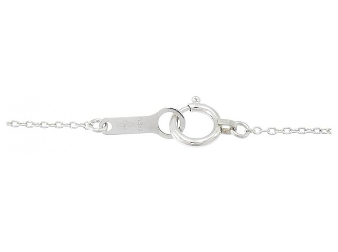 Autre Marque Platin-Diamant-Halskette - Ansicht 5