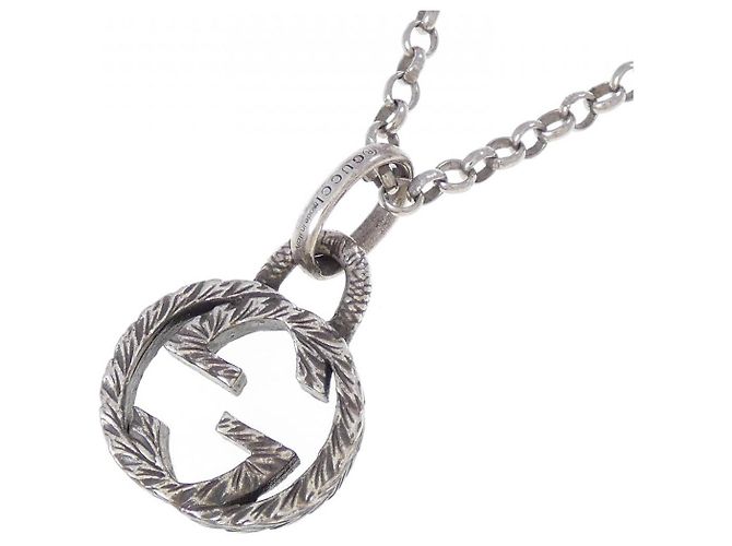Collana Gucci Interlocking G in Argento 925 - vista 3