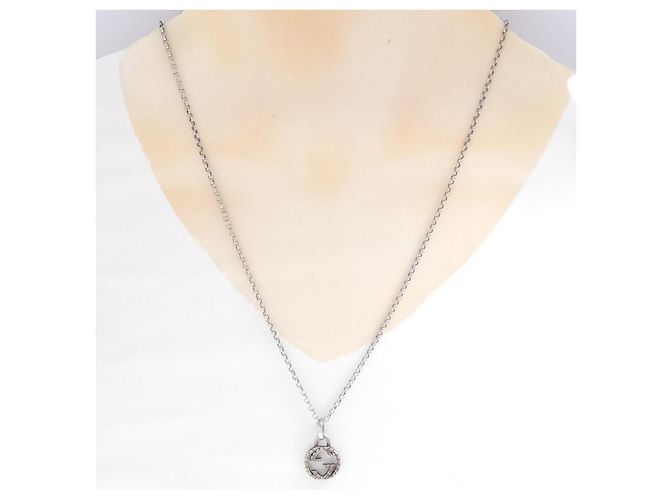 Collana Gucci Interlocking G in Argento 925 - vista 5