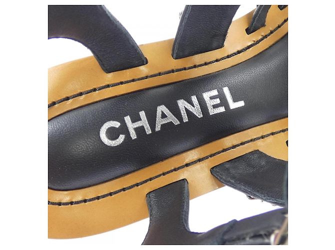 Sandali Chanel in pelle di agnello - vista 6