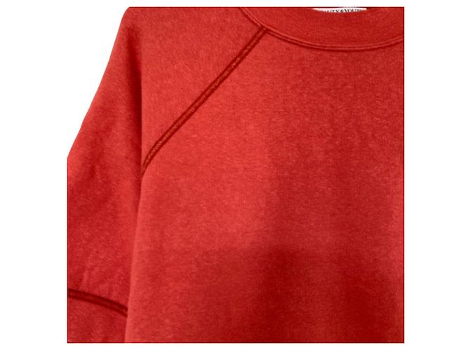 Autre Marque BEAUTY&YOUTH Baumwoll-Sweatshirt mit kurzen Ärmeln - Ansicht 3