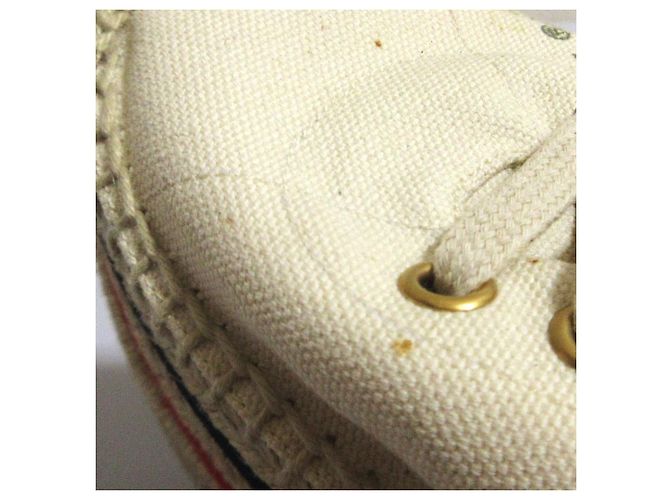Espadrillas platform in tela con stampa logo Gucci - vista 10