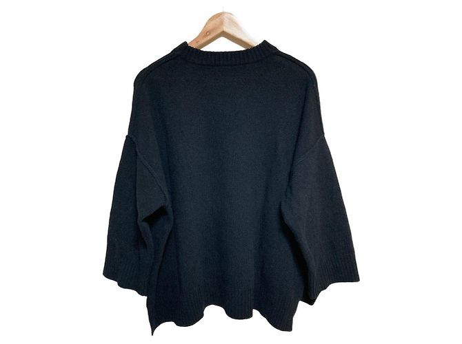 Autre Marque mizuiro ind Weit geschnittener Strickpullover mit Rundhalsausschnitt - Ansicht 2