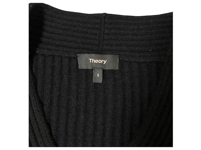 Theory V-Ausschnitt Strickpullover mit Seitenschlitzen - Ansicht 4