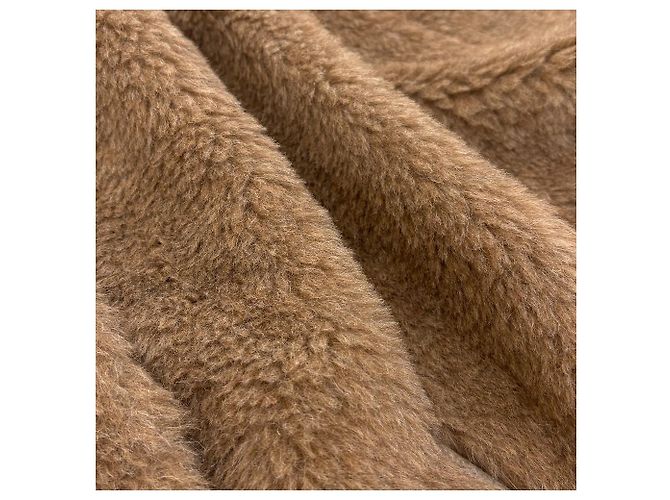 Max Mara FIORIRE4 Capa Abrigo Teddy Bear de lana - vista 10