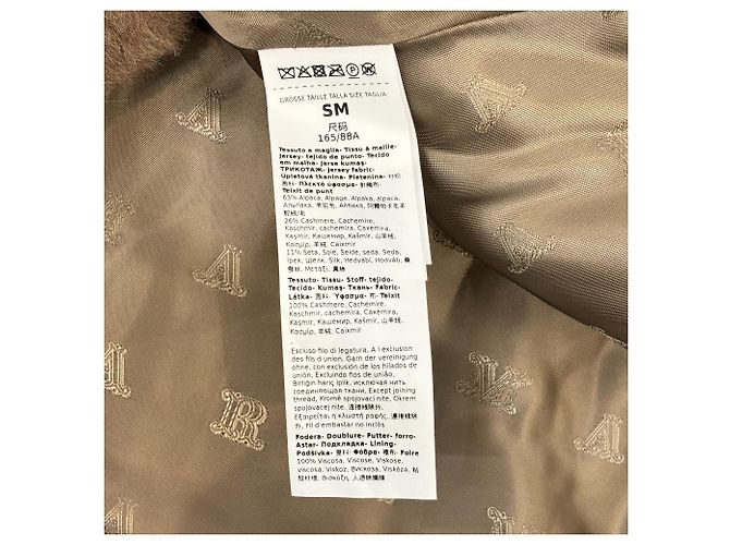 Max Mara FIORIRE4 Capa Abrigo Teddy Bear de lana - vista 13