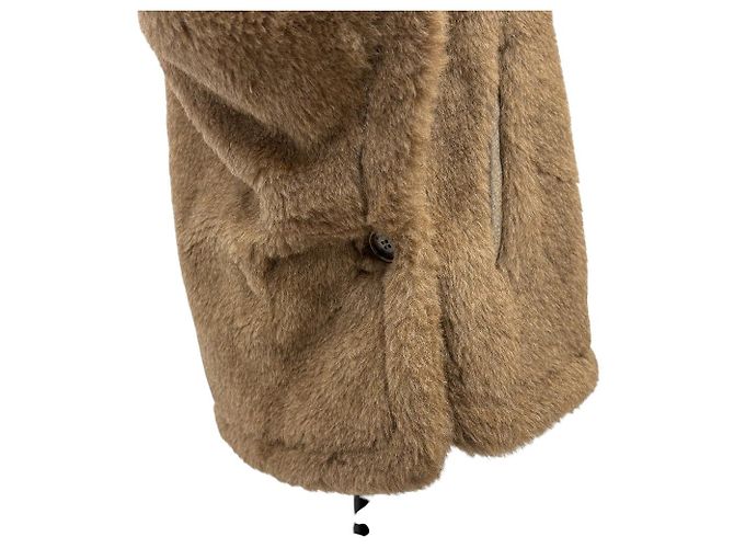 Max Mara FIORIRE4 Capa Abrigo Teddy Bear de lana - vista 5