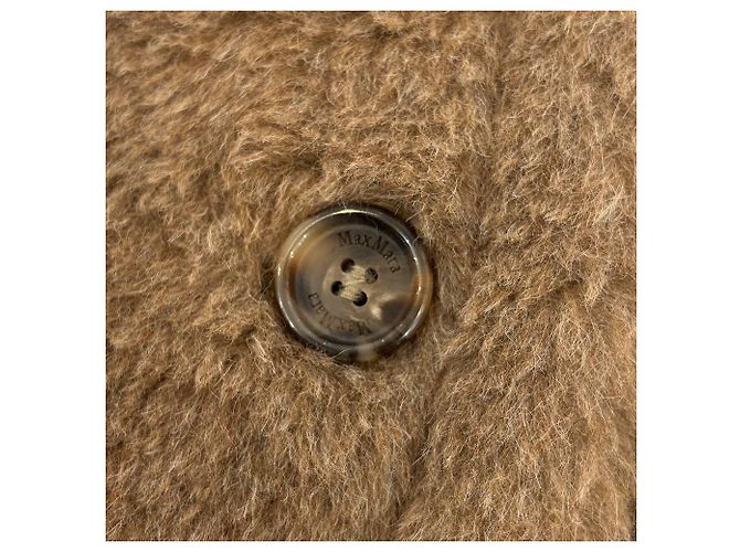 Max Mara FIORIRE4 Capa Abrigo Teddy Bear de lana - vista 8