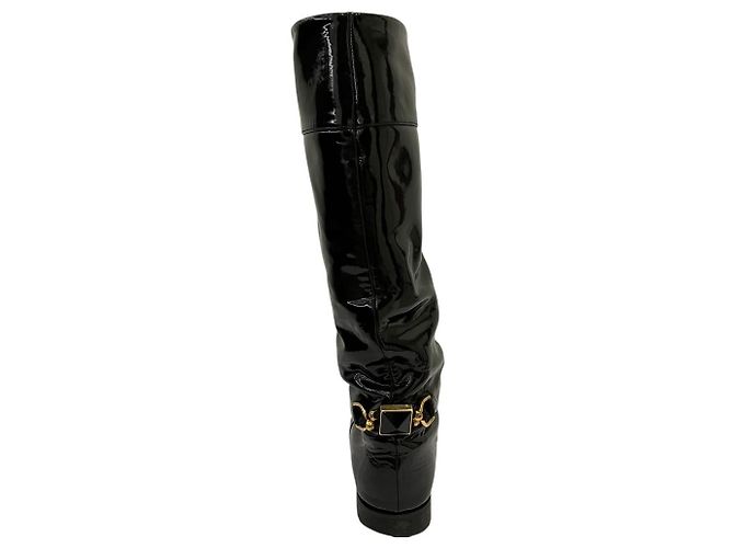 Botas largas de cuero charol Marc Jacobs - vista 4
