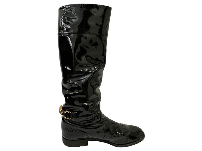 Botas largas de cuero charol Marc Jacobs - vista 5