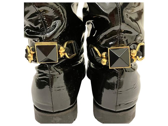 Botas largas de cuero charol Marc Jacobs - vista 7