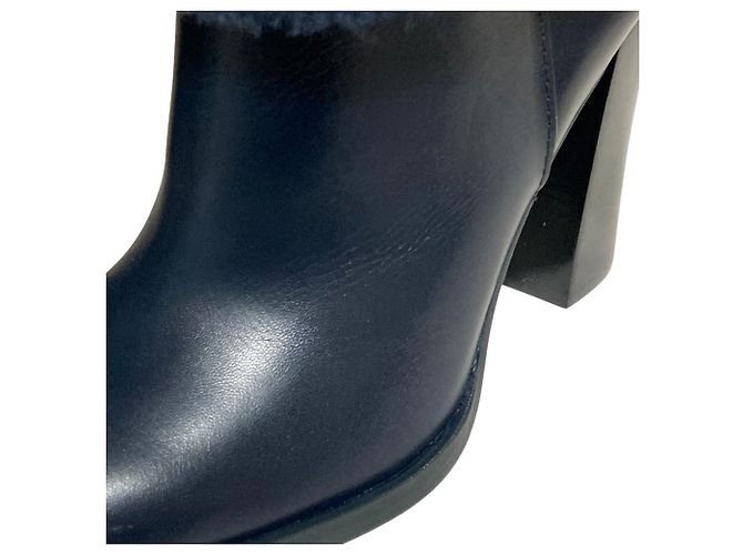 Stivali in pelle e shearling Tory Burch - vista 13