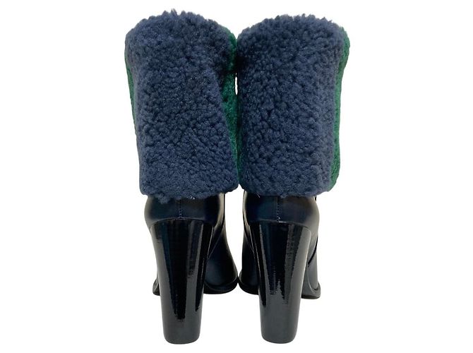 Stivali in pelle e shearling Tory Burch - vista 3