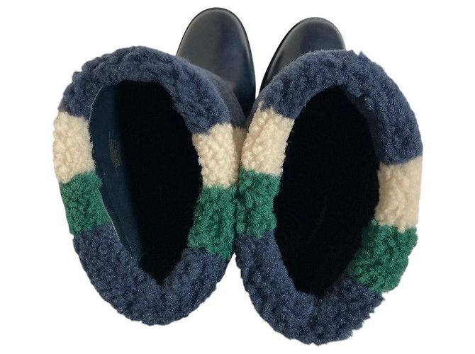 Stivali in pelle e shearling Tory Burch - vista 4