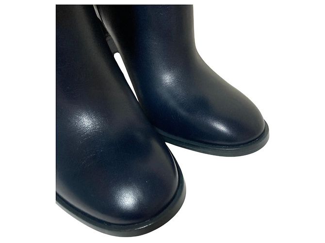 Stivali in pelle e shearling Tory Burch - vista 6