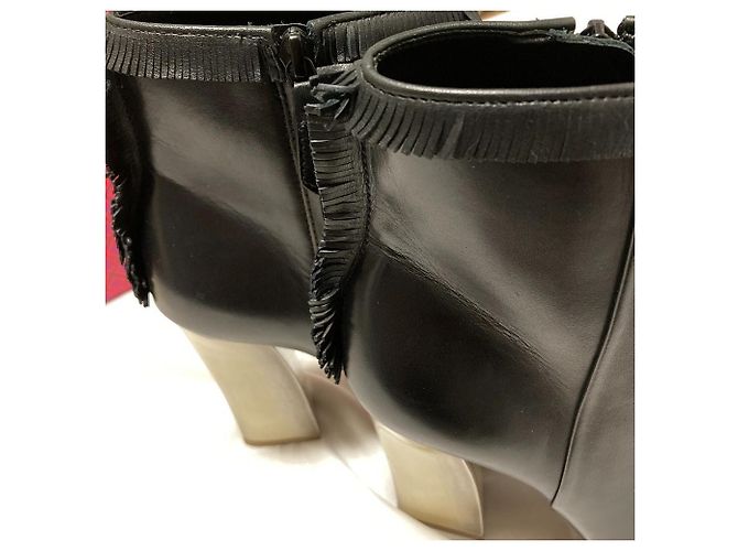 Tory Burch NEW TUMBLED Stivaletti con Frange - vista 12