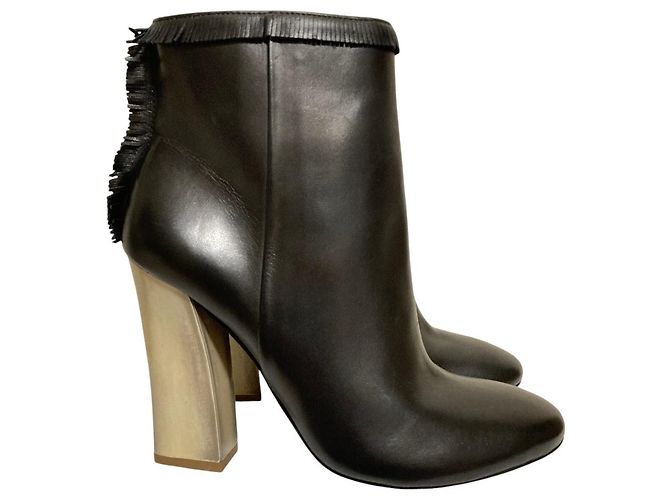 Tory Burch NEW TUMBLED Stivaletti con Frange - vista 4