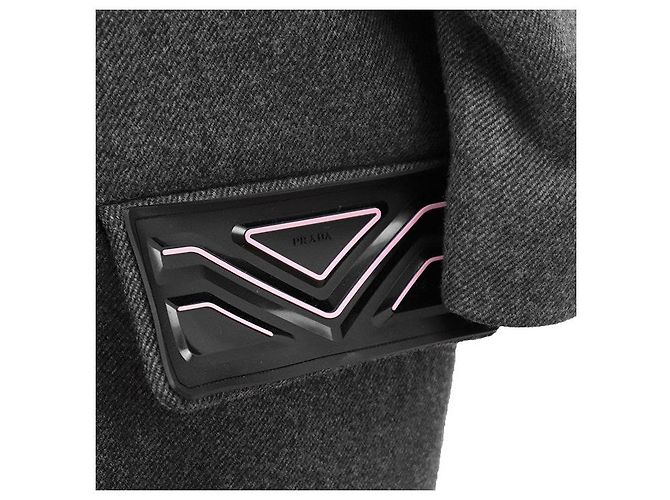 Cappotto in lana twill Prada - vista 4
