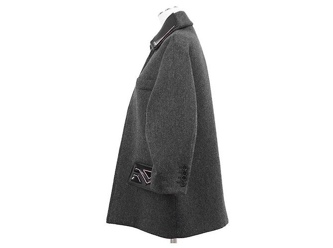 Cappotto in lana twill Prada - vista 6
