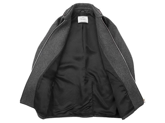 Cappotto in lana twill Prada - vista 9
