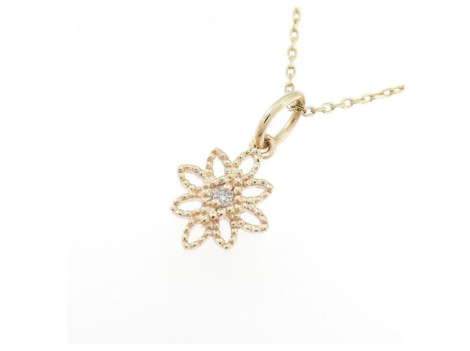 Autre Marque Collana agete K10 Gold Gemstone - vista 3