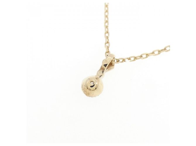 Autre Marque Collana agete K10 Yellow Gold Diamond - vista 4