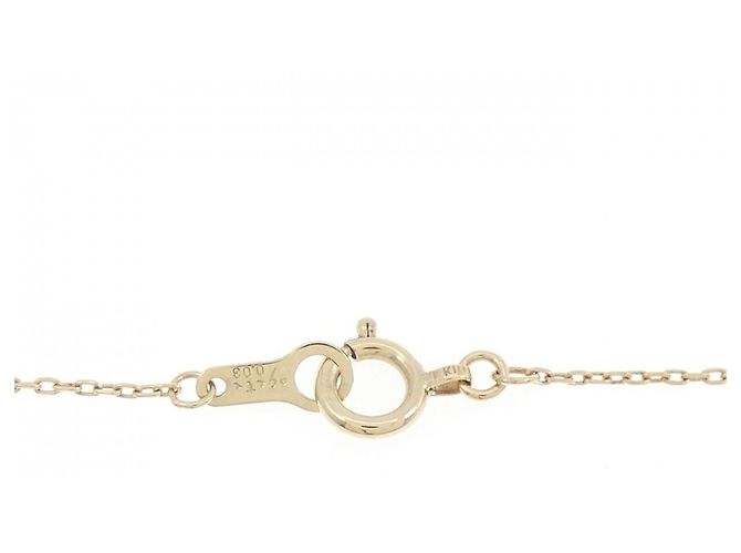 Autre Marque Collana agete K10 Yellow Gold Diamond - vista 5