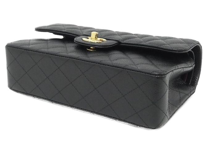 Borsa a tracolla Chanel in pelle Caviar - vista 3