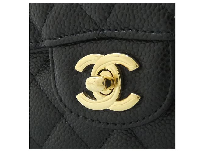 Borsa a tracolla Chanel in pelle Caviar - vista 4