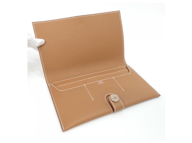 Hermès Hermes RMS Toutankhamon Evercolor Long Wallet - vista 4