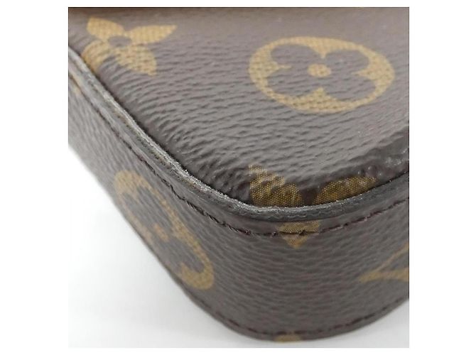 Pochette Félicie Borsa a tracolla Louis Vuitton Pochette Felicie Monogram - vista 3